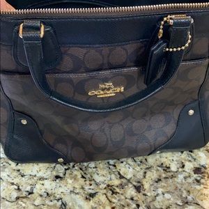 Coach signature tote
